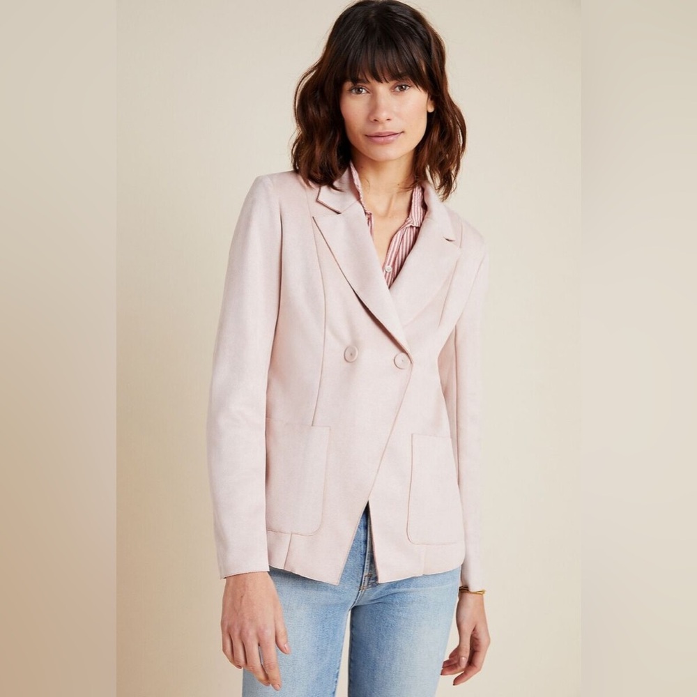 Anthropologie Monarc Charlie Faux Suede
Blazer Jacket